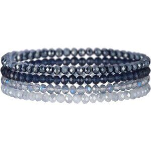 Beaded Boho Stretch Bracelet Colorful Stackable Crystal Beads Bracelets Trendy